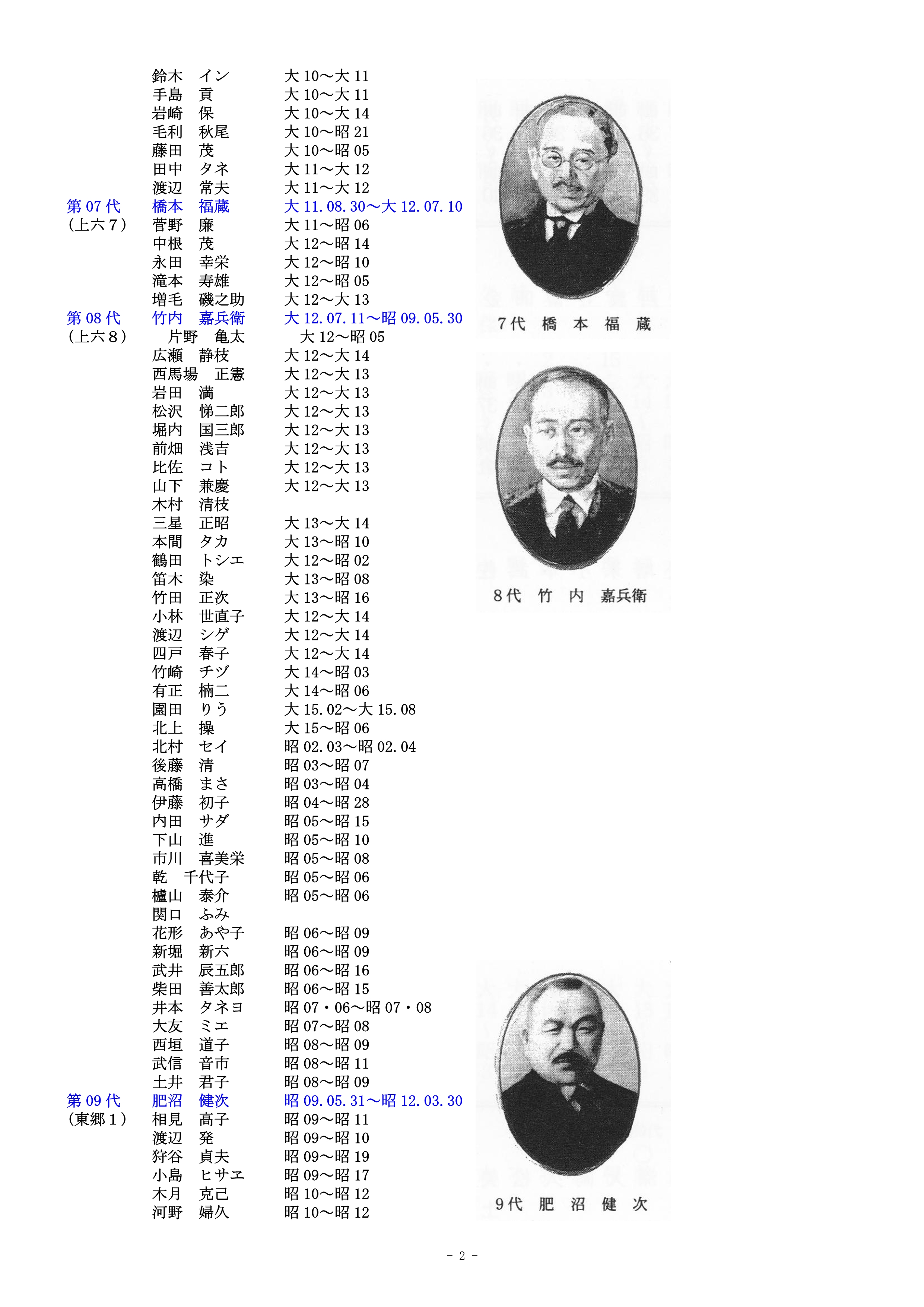 第06代～第09代