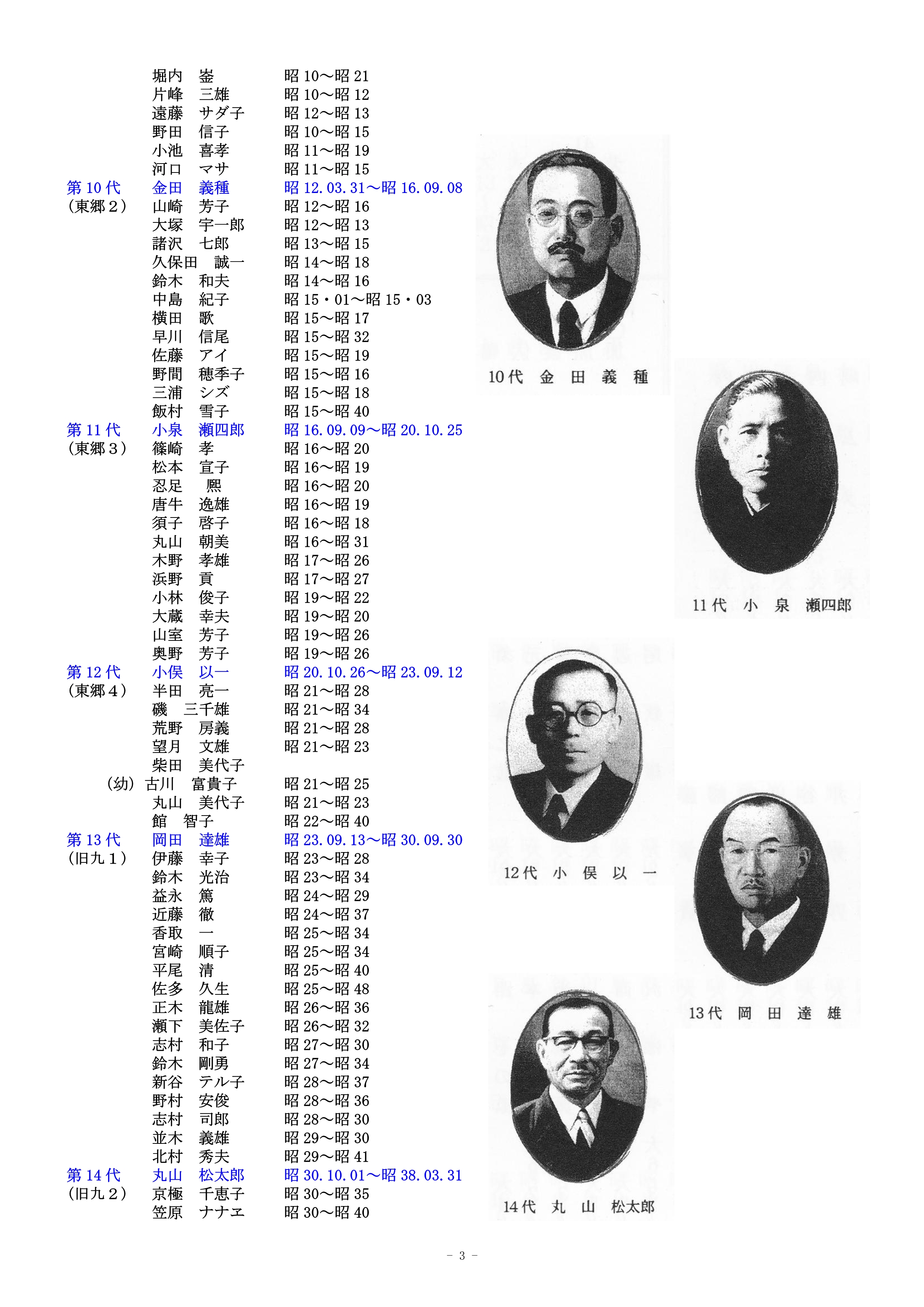 第09代～第14代