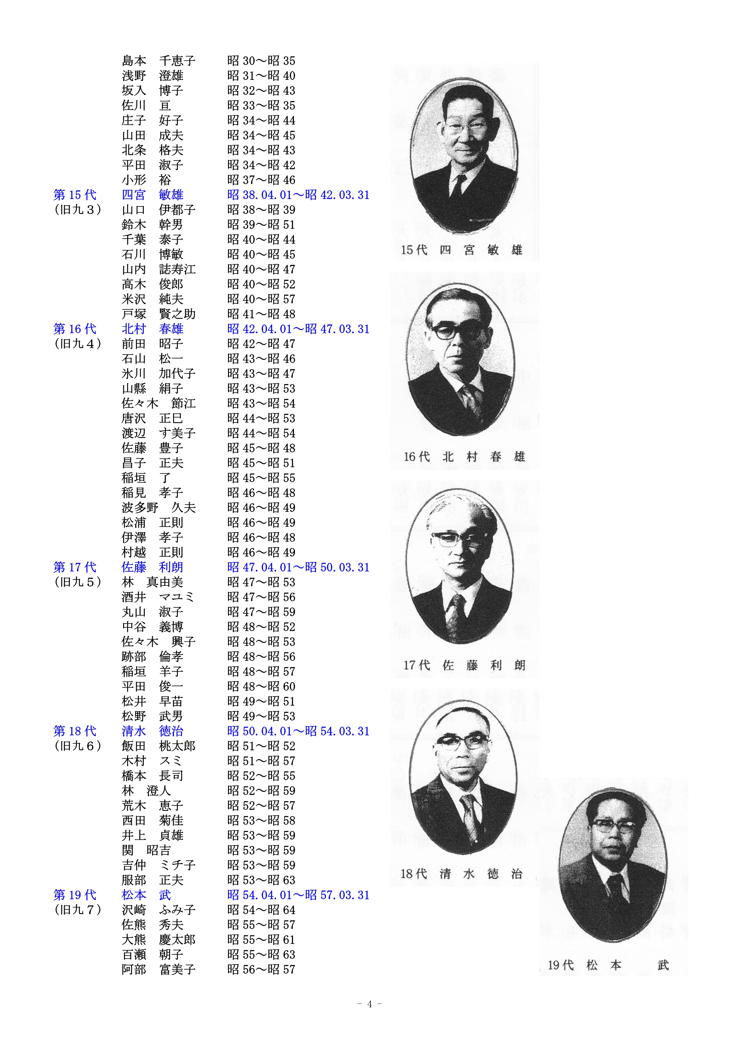 第14代～第19代